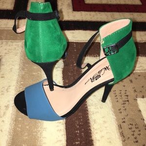 Multi color heels